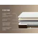 Матрас Димакс Мега Софт хард 80x190x20 см независимый пружинный блок, односпальный