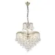 Люстра подвесная Arti lampadari Bellagio Al_bellagio_e_1.5.50.100_g 6 ламп 13.3 м² цвет золото/прозрачный