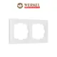 Рамка для розеток и выключателей Werkel Snabb basic 2 поста цвет белый