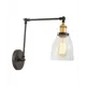 Настенный светильник Lumina deco Fabi Ldw 6800-2 md+pr цвет черный