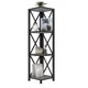 Стеллаж с полками Make mebel Лофт Слим-4 29x112x29 см нагрузка до 20 кг металл цвет антрацит