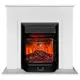 Каминокомплект Realflame Crosby STD WTM-F511 с очагом Majestic Lux BL 1500Вт белый матовый