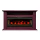 Каминокомплект Realflame Genri BD-P014 с очагом Jack-S 45 1500Вт бордовый