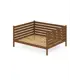 Кровать Solarius Tahta-spin120-190temd 130 x 101 x 200 см сосна цвет коричневый