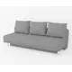 Диван раскладной Edlen 089 195x70x92 см рогожка цвет ash