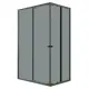Душевой уголок Niagara Eco NG-1018-14QT прямоугольник 100x80см черный профиль эффект стекла тонированный