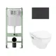 Комплект инсталляция с унитазом Hansgrohe ALS.SIS1101.MBHGSET002 цвет белый