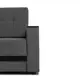 Диван-кровать Диван 24 Мичиган 230x74x88 см рогожка цвет серый