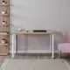 Стол письменный Шведский стандарт Ингар 1/TT 120x75x55 см ДСП цвет беленый дуб/ белый
