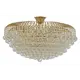 Люстра потолочная Arti lampadari gold Empoli e 1.2.60.100 g 10 ламп 22.2 м² цвет прозрачный золотой