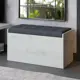 Пуф Трия Форест 35x44x78 см цвет дуб крафт белый/велюр серый