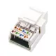 Модуль Keystone Rexant Jack RJ-45 8P8C UTP Cat 5e 180 градусов цвет белый