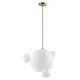 Светильник подвесной Lumion Glow Lmn_6516_1 1 лампа 3 м² цвет латунь