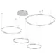 Светильник подвесной светодиодный Stilfort SF4005-11-04PL-CB Planetary с пультом управления 24 м² регулируемый белый свет цвет никель