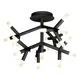 Люстра потолочная светодиодная iLedex FS-017-X25 BK, 29 м², цвет белый