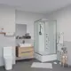 Душевая кабина Niagara 11081424BKG средний поддон 90x90см