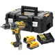 Дрель-шуруповерт аккумуляторная ударная бесщеточная Dewalt DCD796E2T, 18 В Li-Ion 2x1.7 Ач