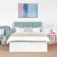 Кровать Dg-home Trendy 148x107x211 см велюр цвет серо-голубой