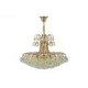Люстра подвесная Arti lampadari Alanno Al_alanno_e_1.5.50.100_gb 8 ламп 17.8 м² цвет золото/прозрачный