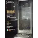 Душевая дверь Doccia GLASS900pt/GL/5CHMT 90см эффект стекла прозрачный распашной