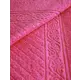 Покрывало Tm textile БК750-П1003_клетка 210x220 см махровая ткань цвет розовый