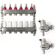 Коллекторная группа с расходомерами Ondo Kit BKGWDV06KIT 1"x3/4" евроконус 6 выходов нержавеющая сталь