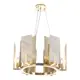 Люстра подвесная Crystal lux Deluxe Cu_1540_306 6 ламп 14 м² цвет золото
