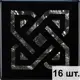 Напольная вставка Роскошная мозаика ВА 02 Зевс платина 48x48