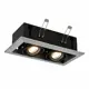 Светильник точечный встраиваемый ST LUCE ST250.148.02 HEMI под отверстие 250 мм 5 м² цвет серый