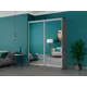 Шкаф-купе Мебельная Компания Е1 2 дверный 220x180x45 см зеркала 9 полок ЛДСП цвет бетон