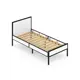 Кровать Solarius kr80loft-bel-black 85 x 90 x 206 см сосна цвет белый, черный
