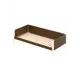 Кровать Solarius tahta-obiv-rs9-80-190bel-orto Тахта односпальная Классика 90 x 63 x 200 см двп цвет коричневый/белый