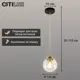 Люстра потолочная Citilux Cl105115 1 лампа 1 м² цвет бронза