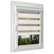 Рулонная штора день/ночь Унистайл LKRZBEZH130145, 130x145 см, цвет бежевый