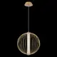Люстра подвесная светодиодная Crystal Lux Sync sp18w gold 5 м² нейтральный белый свет цвет золото