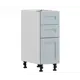 Напольный шкаф Регина Столплит с ящиками 30x82x56 см МДФ цвет серый