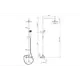 Душевая стойка Ledeme L2419