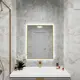 Зеркало со встроенной подсветкой One mirror 9070зсх 70x90 см