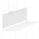 Комплект столешница и стеновая панель для кухни Slotex 240x60x2.5 см HPL-пластик цвет белый