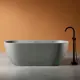 Отдельностоящая ванна Abber AM9941MLG искусственный камень 170x75см