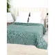 Покрывало ТК Багира Luxury Изумруд 230x250 см бархат цвет изумрудный