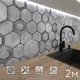 Стеновая панель глянцевая Фартукофф Соты 200x60x0.15 см ПВХ цвет разноцветный