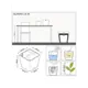 Кашпо напольное с автополивом Lechuza Quadro 43 LS 16180 32 л