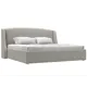 Кровать Лига диванов Кровать интерьерная Лотос 200 235 x 120 x 210 см ДСП цвет амур бежевый
