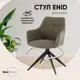 Стул Stool group Enid OS-2407-1 Lord-74 45x86x63 см рогожка цвет серо-зеленый