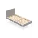 Кровать Solarius KOMP90loft-obiv-rs15-white-orto Кровать Лофт Компакт орто 95 x 89 x 206 см дсп цвет светло-серый/белый