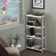 Стеллаж с полками Мэрдэс СТЛН-110 65x110x30 см нагрузка до 20 кг ЛДСП цвет нельсон/белый