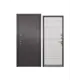 Входная дверь Unicorn Village optimal правый 205x96см цвет шоколад букле/белый ларче с терморазрывом