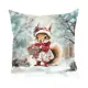 Подушка декоративная Zaberite Белочка Жужа в Новогоднем лесу 4318, 40x40 см