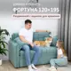 Диван раскладной Romack 141x83x91 см велюр цвет мята